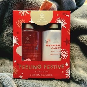 Vegan A Little Something Body Duo Lotion and Body Wash. No Animal Testing